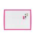 PIZARRA MAGNETICA 430X585MM MARCO FUCSIA NOBO 2104177