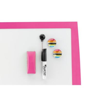 PIZARRA MAGNETICA 430X585MM MARCO FUCSIA NOBO 2104177