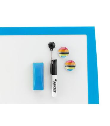 PIZARRA MAGNETICA 430X585MM MARCO AZUL NOBO 2104176