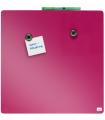 PIZARRA MAGNETICA 360X360MM FACSIA NOBO 1903803