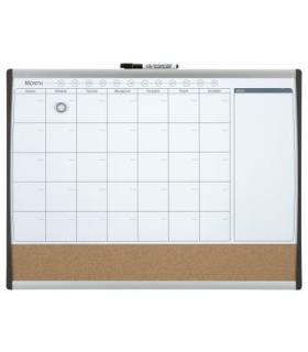 ORGANIZADOR MENSUAL MAGNETICO+TABLERO CORCHO HORIZONTAL 585x430MM NOBO 1903813