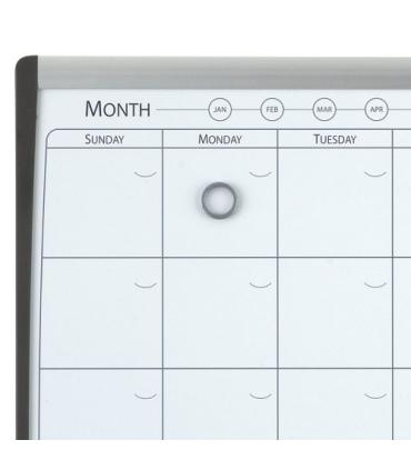 ORGANIZADOR MENSUAL MAGNETICO+TABLERO CORCHO HORIZONTAL 585x430MM NOBO 1903813