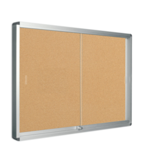 Bi-Office Exhibit tablón para notas Interior Madera Aluminio