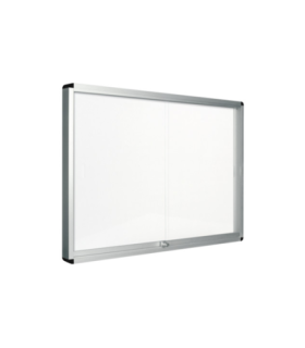 Bi-Office Exhibit tablón para notas Interior Blanco Aluminio