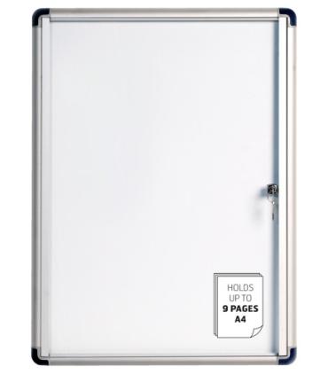 VITRINA INTERIOR BUDGET MAGNETICA 9 X A4 BIOFFICE VT630109660