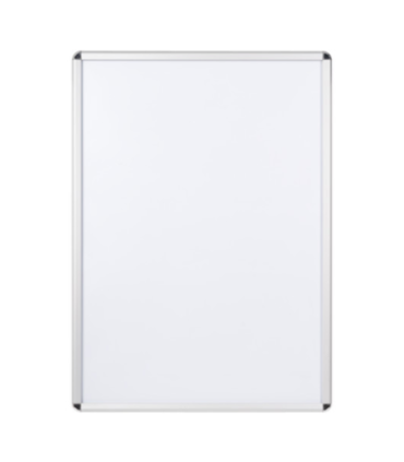 Bi-Office VT460415280 marco para pared Rectángulo Blanco Aluminio