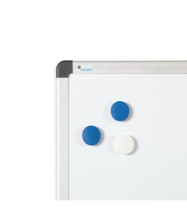 PIZARRA LACADA BLANCA MAGNÉTICA MARCO DE ALUMINIO 200X120CM ROCADA 6411