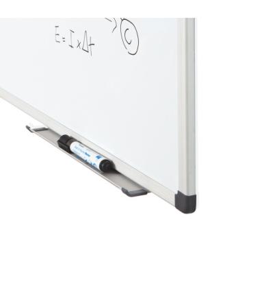 PIZARRA LACADA BLANCA MAGNÉTICA MARCO DE ALUMINIO 200X120CM ROCADA 6411