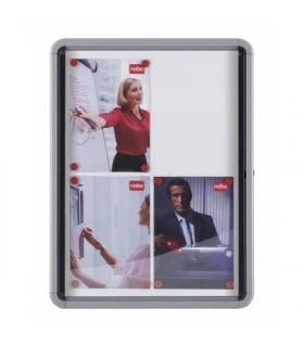 VITRINA NOBO DE INTERIOR FONDO METAL 6 X A4 HOJAS NOBO 1902558