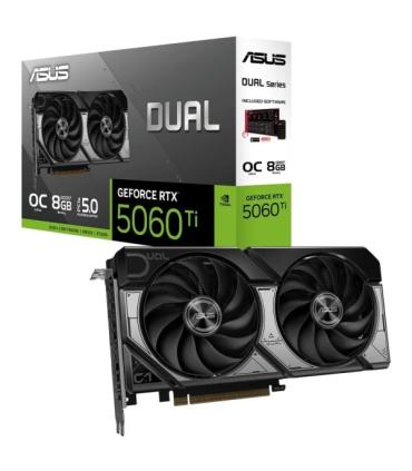 Asus GeForce RTX 5060 Ti Dual OC Tarjeta Grafica 8GB GDDR7 Reflex 2 RTX AI DLSS4