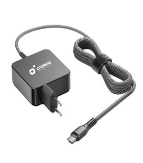 Cromad CR1204 Cargador Universal de Pared para Portatil USB-C 65W - Carga Rapida PD 3.0 - Cable de 1.50m - Color Negro