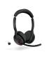 Jabra Evolve2 55 MS Auriculares Estero Link 380 con Microfono - Bluetooth - USB-C - Cancelacion de Ruido - Diadema Ajustable ..