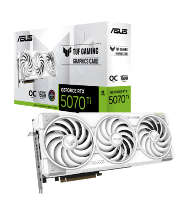 ASUS TUF Gaming TUF-RTX5070TI-O16G-WHITE-GAMING NVIDIA GeForce RTX 5070 Ti 16 GB GDDR7