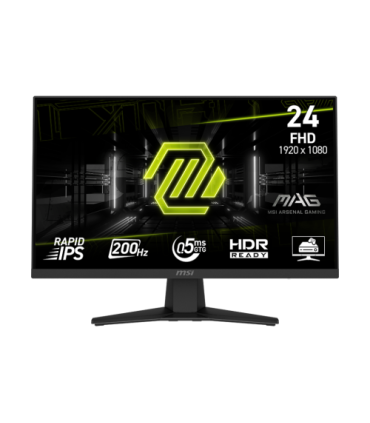 MSI MONITOR MAG 244F. 23.8" RAPID IPS FLAT. 1920X1080. 200HZ