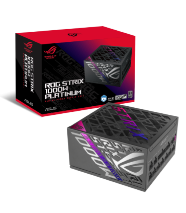 ASUS ROG STRIX-1000P-GAMING unidad de fuente de alimentación 1000 W 20+4 pin ATX ATX Negro, Plata
