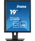 iiyama ProLite B1980S-B1 pantalla para PC 48,3 cm (19") 1280 x 1024 Pixeles VGA LED Negro
