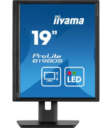 iiyama ProLite B1980S-B1 pantalla para PC 48,3 cm (19") 1280 x 1024 Pixeles VGA LED Negro