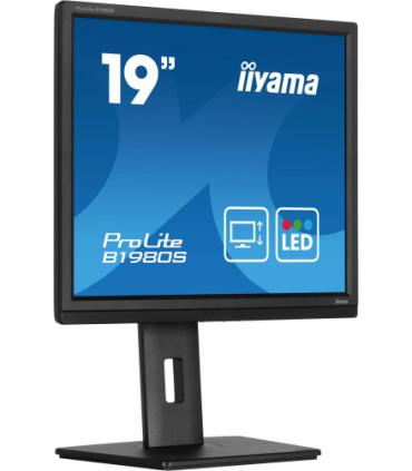 iiyama ProLite B1980S-B1 pantalla para PC 48,3 cm (19") 1280 x 1024 Pixeles VGA LED Negro