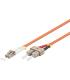 WP WPC-FP1-6LCSC-100 Cable de fibra óptica e InfiniBand 10 m LC SC Naranja