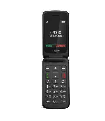 Gigaset GL595 7,11 cm (2.8") 114 g Negro Teléfono para personas mayores