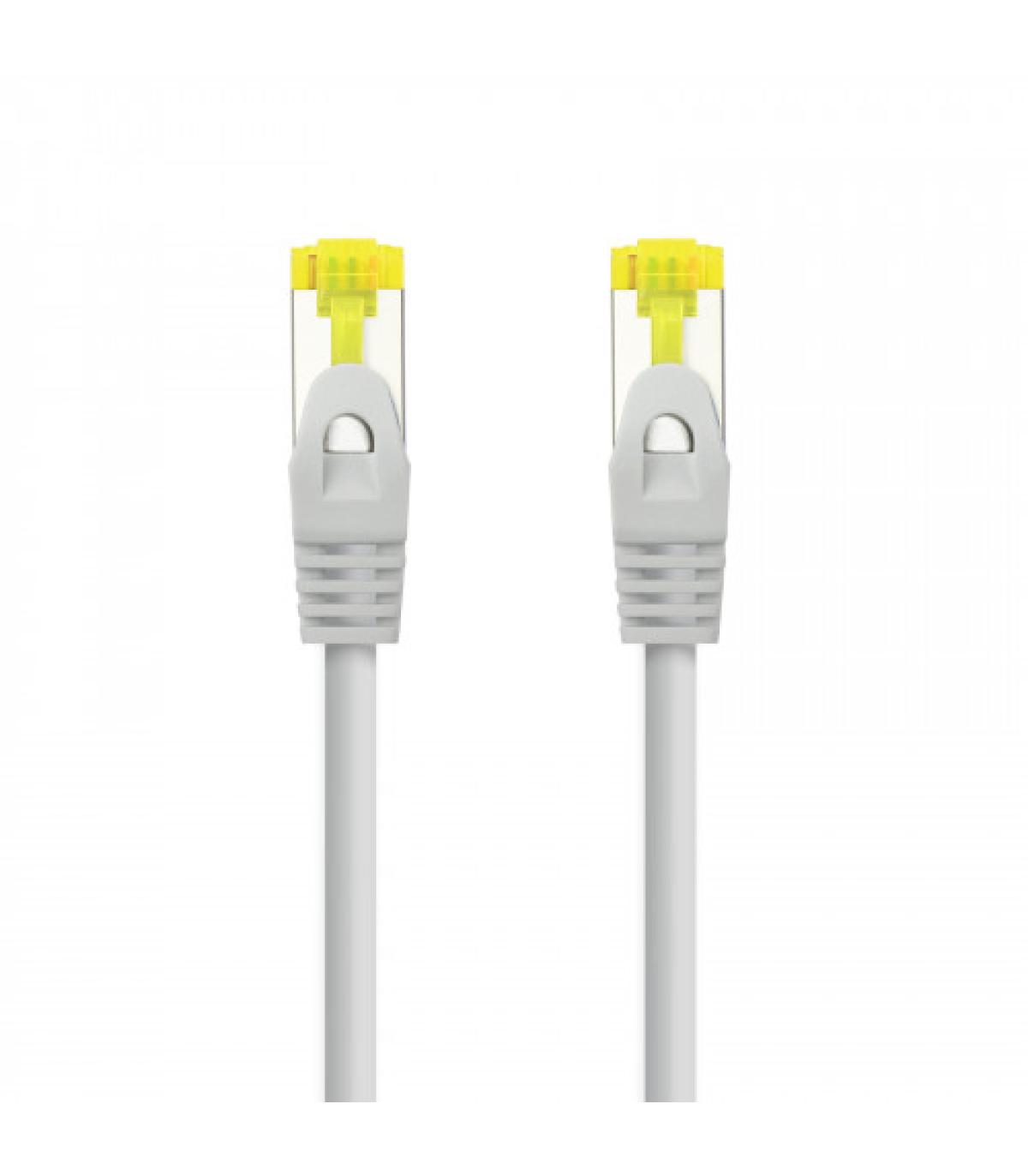 Nanocable Cable de red latiguillo RJ45 LSZH Cat.6A SFTP AWG26, Gris, 2.0 m