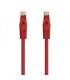 Nanocable Cable de red latiguillo RJ45 LSZH Cat.6A UTP AWG24, Rojo, 2.0m