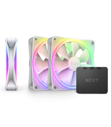 NZXT F120 RGB DUO Triple Pack Carcasa del ordenador Ventilador 12 cm Blanco 3 pieza(s