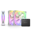NZXT F120 RGB DUO Triple Pack Carcasa del ordenador Ventilador 12 cm Blanco 3 pieza(s)