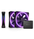 NZXT F120 RGB DUO Triple Pack Carcasa del ordenador Ventilador 12 cm Negro 3 pieza(s
