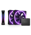 NZXT F120 RGB DUO Triple Pack Carcasa del ordenador Ventilador 12 cm Negro 3 pieza(s)