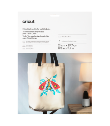 Cricut Joy Xtra Iron-On Lámina de vinilo de transferencia térmica Vinilo de termotransferencia liso 5 hojas