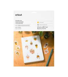 Cricut 2010364 vinilo de transferencia térmica Lámina de vinilo de transferencia térmica Vinilo de termotransferencia liso 10 ho