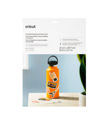 Cricut 2010354 vinilo de transferencia térmica Lámina de vinilo de transferencia térmica Vinilo de termotransferencia liso 5 hoj