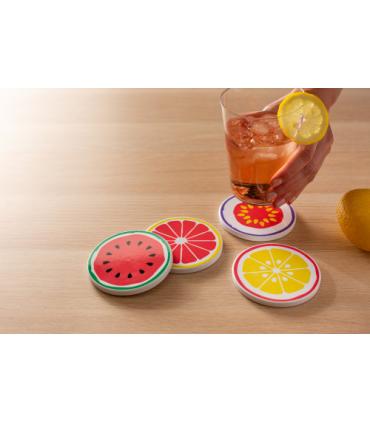 Pack 4 Posavasos Redondos para Sublimar | Infusible Ink | Euroviane.es