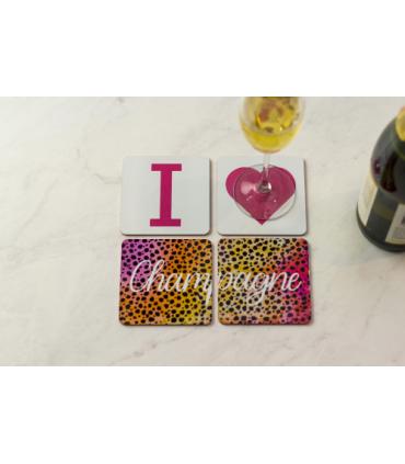 Pack 4 Posavasos Cuadrados para Sublimar | Infusible Ink | Euroviane.es