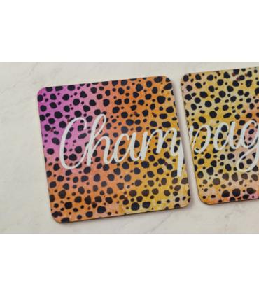 Pack 4 Posavasos Cuadrados para Sublimar | Infusible Ink | Euroviane.es