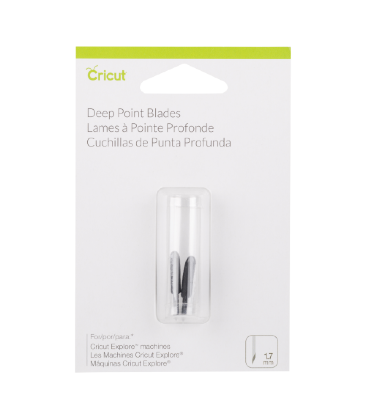 Pack 2 Cuchillas Repuesto Corte Profundo Cricut | Maker y Explore
