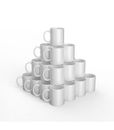 Caja 36 Tazas para Sublimación Cricut (340 ml) | Venta al por Mayor