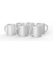 Pack Ahorro 6 Tazas de Cerámica para Sublimación Cricut (340 ml)