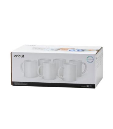 Pack Ahorro 6 Tazas para Sublimación Cricut (425 ml) | Euroviane.es
