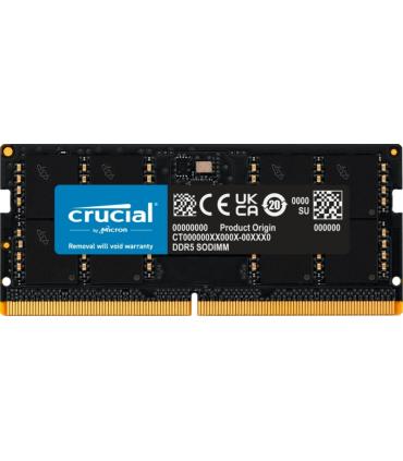 Crucial Memoria RAM DDR5 32GB 4800MHz CL40 SODIMM
