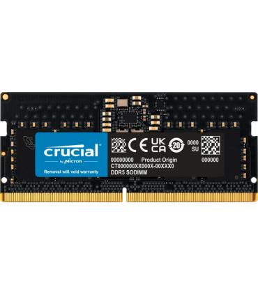 Crucial Memoria RAM DDR5 8GB 4800MHz CL40 SODIMM