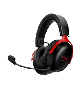HyperX Auriculares inalámbricos Cloud III S: auriculares gaming (color negro-rojo