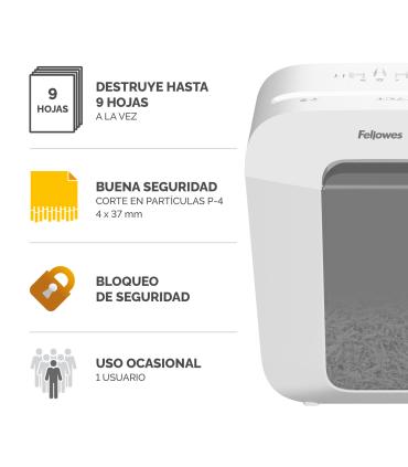 DESTRUCTORA LX50 BLANCA FELLOWES 100110064