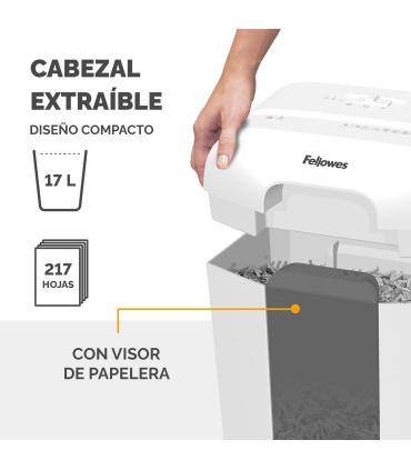 DESTRUCTORA LX50 BLANCA FELLOWES 100110064