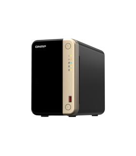 QNAP TS-264-8G NAS Torre Procesador Intel Celeron N4505 - Memoria 8GB - 2 Bahias 2.5", 3.5", M.2 - USB, HDMI, RJ-45 - Ventilador