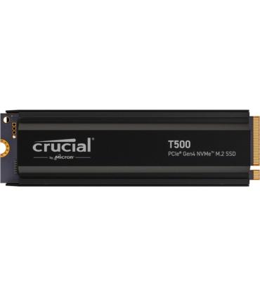 Crucial T500 Disco Duro Solido SSD 1TB M2 2280 PCIe NVMe 4.0 x4 Heatsink