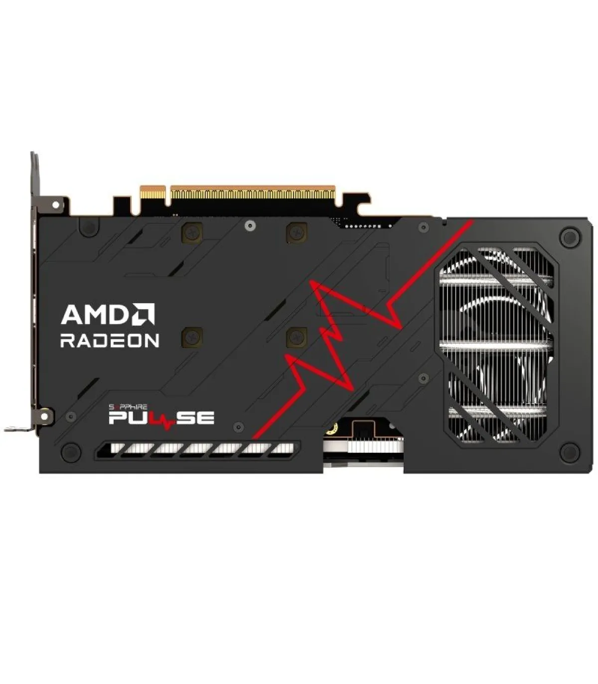 VGA SAPPHIRE PULSE RX 9060 XT GAMING OC,AMD,RX9060XT,16GB,GDDR6,128BIT,2HDMI+2DP (3 VENTILADORES