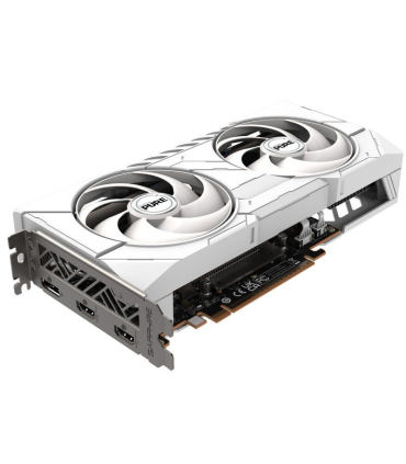 VGA SAPPHIRE PURE RX 9060 XT GAMING OC,AMD,RX9060XT,16GB,GDDR6,128BIT,2HDMI+2DP,ARGB,COLOR BLANCO (3 VENTILADORES
