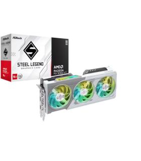 VGA ASROCK RX9060XT SL 16GO,AMD,RX9060XT,16GB,GDDR6,128BIT,2HDMI+2DP (3 VENTILADORES